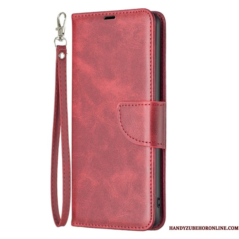 Folio-hoesje Xiaomi Redmi Note 14 Pro 5g Schuine Bandsluiting