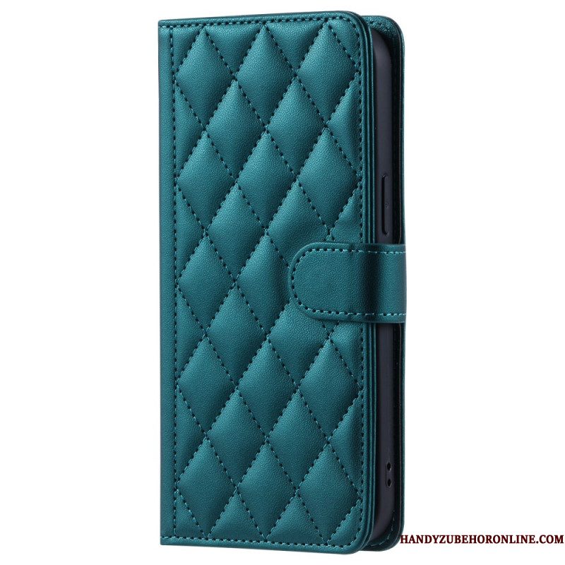 Folio-hoesje Xiaomi Redmi Note 14 Pro 5g Telefoonhoesje Gewatteerde Elegantie