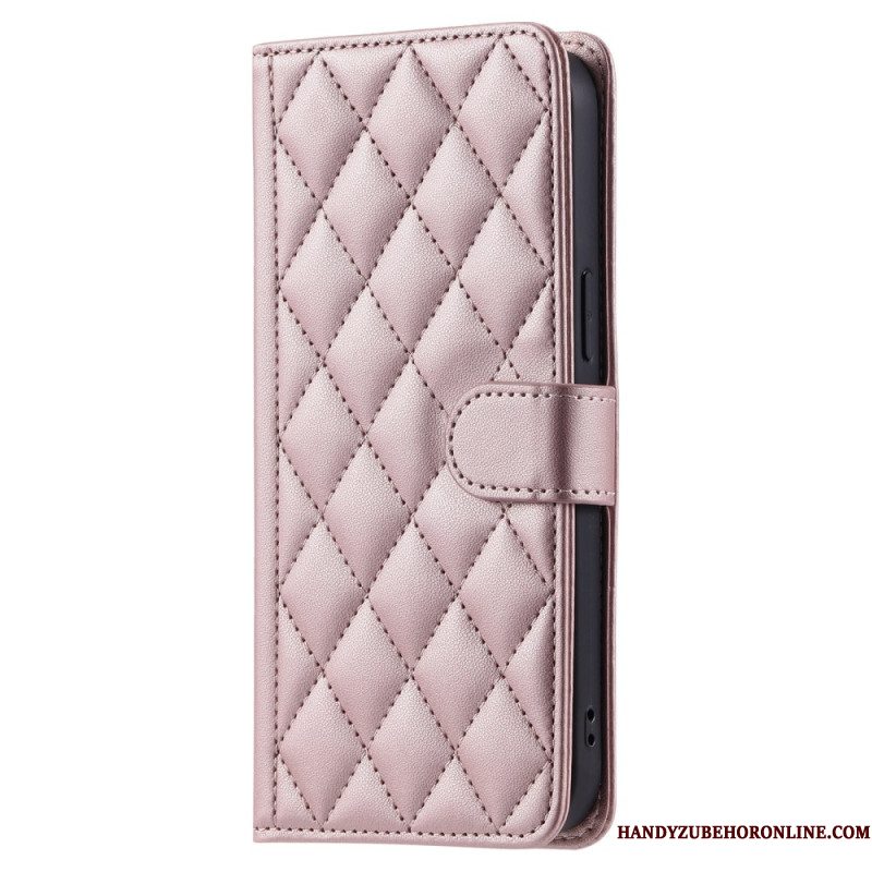 Folio-hoesje Xiaomi Redmi Note 14 Pro 5g Telefoonhoesje Gewatteerde Elegantie
