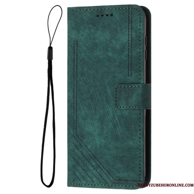 Folio-hoesje Xiaomi Redmi Note 14 Pro 5g Telefoonhoesje Lijndesign