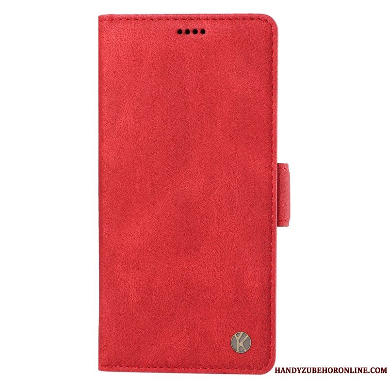 Folio-hoesje Xiaomi Redmi Note 14 Pro 5g Telefoonhoesje Ykatu Suède-effect