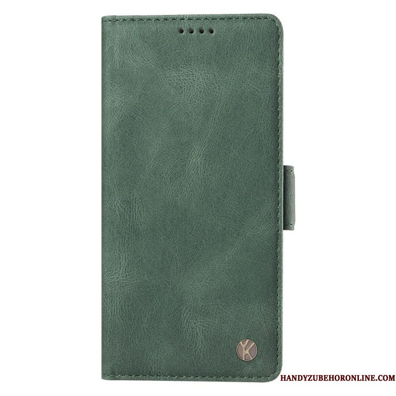 Folio-hoesje Xiaomi Redmi Note 14 Pro 5g Telefoonhoesje Ykatu Suède-effect