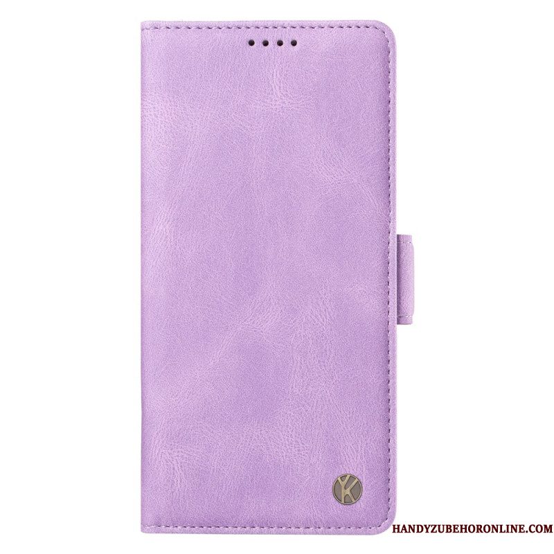 Folio-hoesje Xiaomi Redmi Note 14 Pro 5g Telefoonhoesje Ykatu Suède-effect
