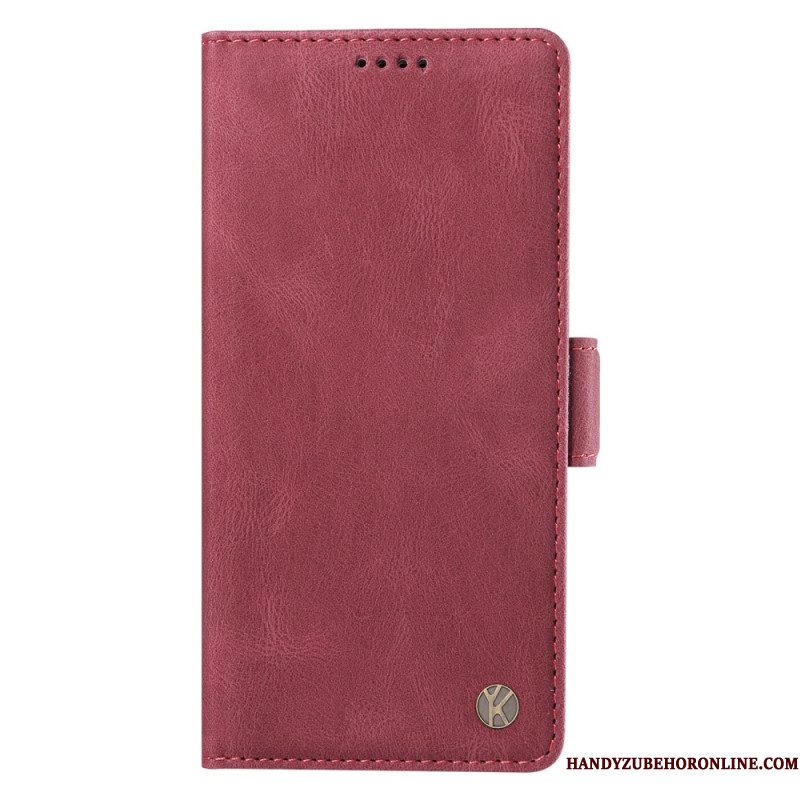 Folio-hoesje Xiaomi Redmi Note 14 Pro 5g Telefoonhoesje Ykatu Suède-effect