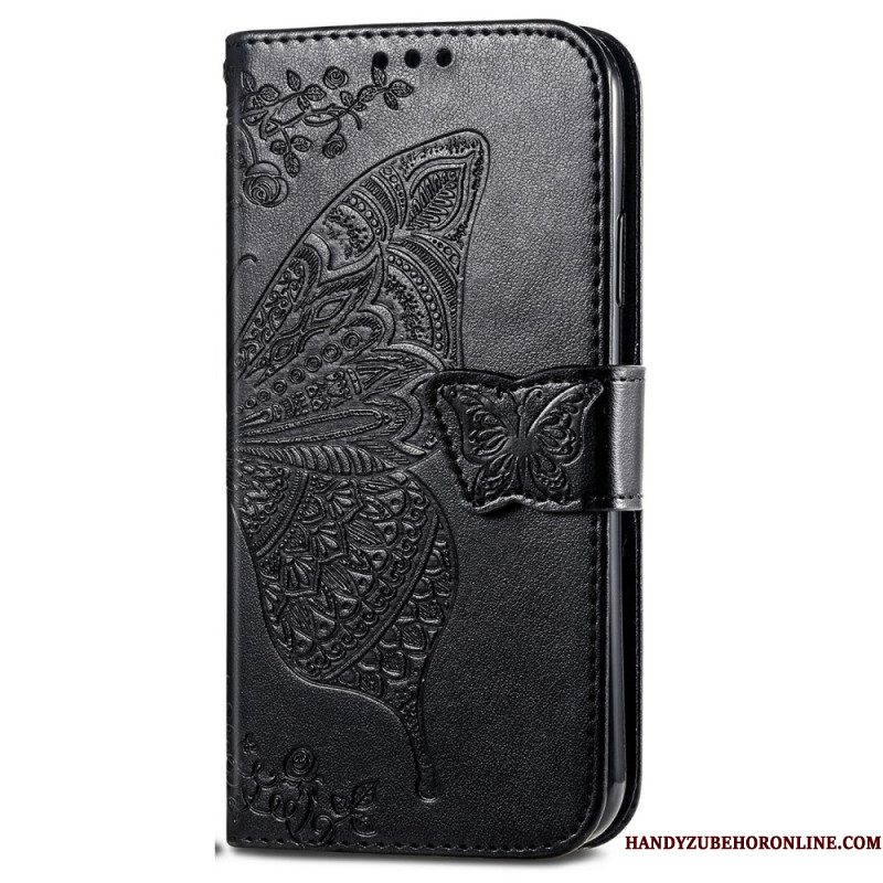 Folio-hoesje Xiaomi Redmi Note 14 Pro Plus 5g Barok Vlinder
