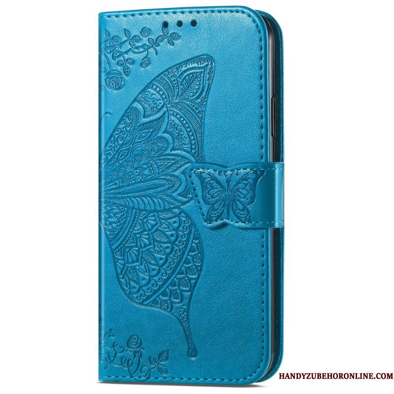 Folio-hoesje Xiaomi Redmi Note 14 Pro Plus 5g Barok Vlinder