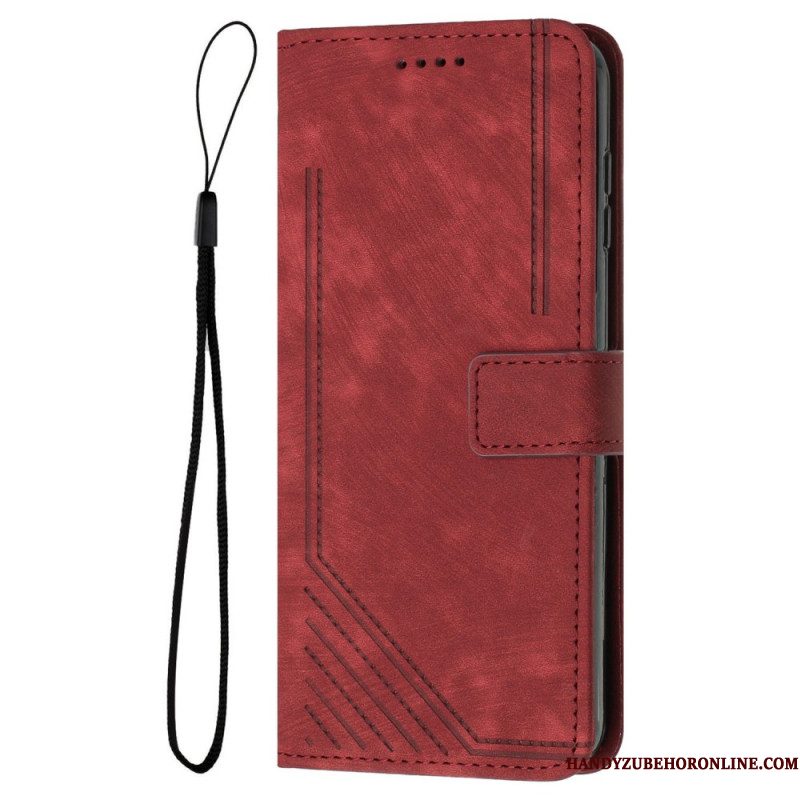 Folio-hoesje Xiaomi Redmi Note 14 Pro Plus 5g Designlijnen