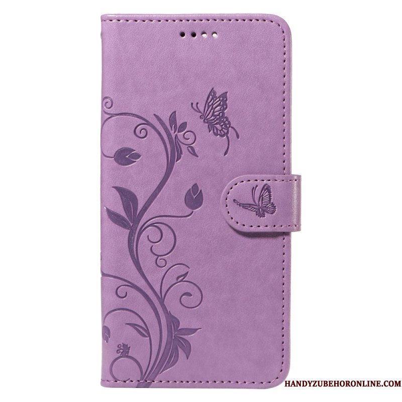 Folio-hoesje Xiaomi Redmi Note 14 Pro Plus 5g Telefoonhoesje Botanisch