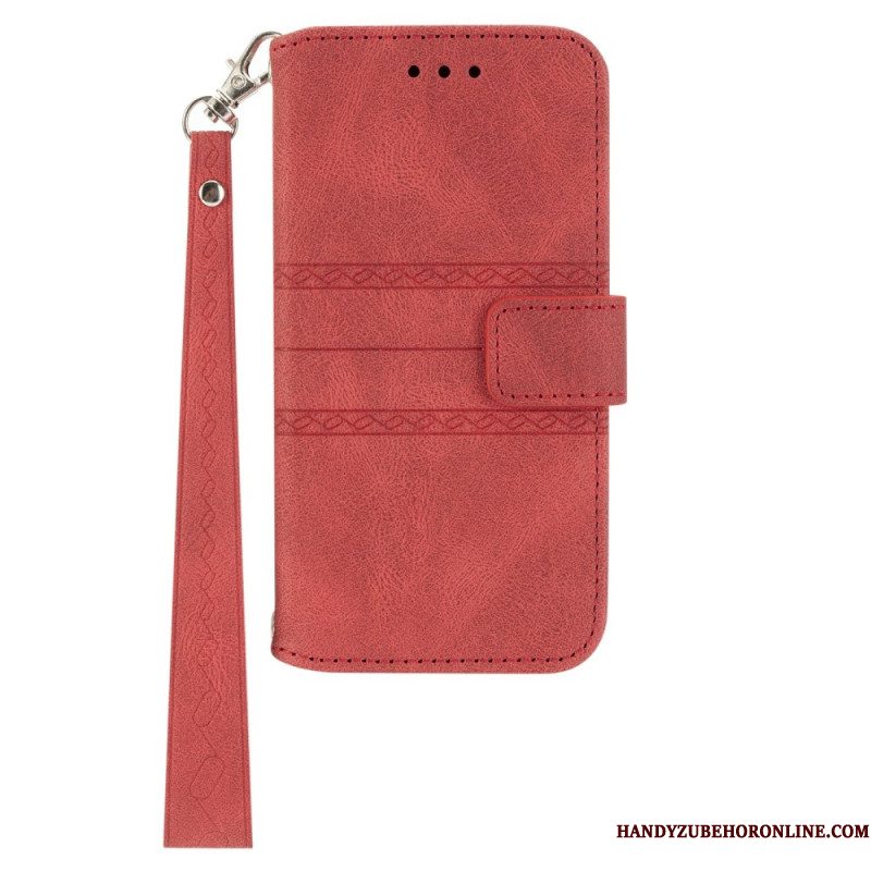 Folio-hoesje Xiaomi Redmi Note 14 Pro Plus 5g Telefoonhoesje Fries En Bandje