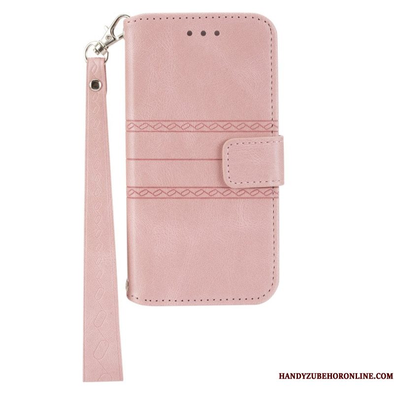 Folio-hoesje Xiaomi Redmi Note 14 Pro Plus 5g Telefoonhoesje Fries En Bandje