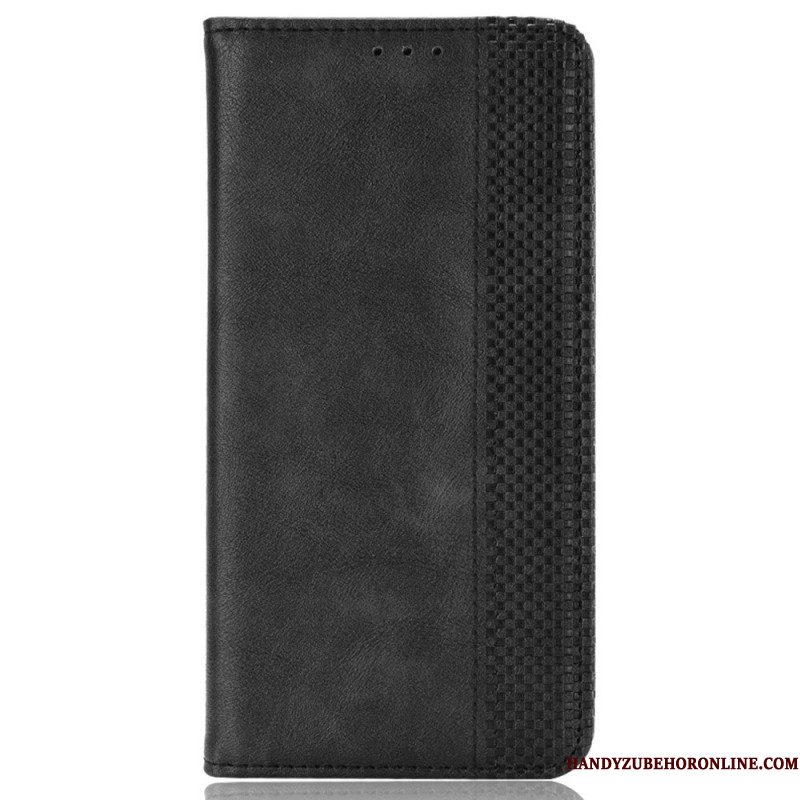Folio-hoesje Xiaomi Redmi Note 14 Pro Plus 5g Telefoonhoesje Vintage Rand