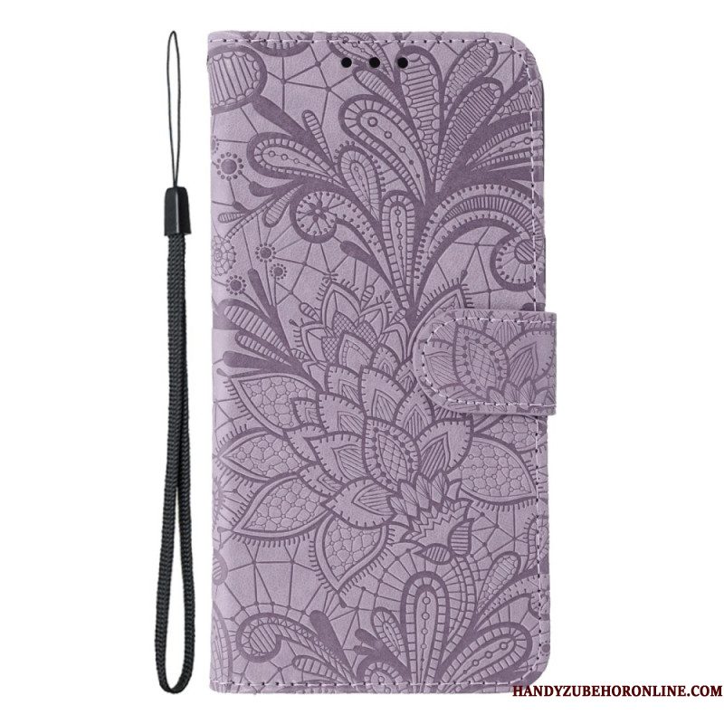 Folio-hoesje Xiaomi Redmi Note 14s Bloemenkant