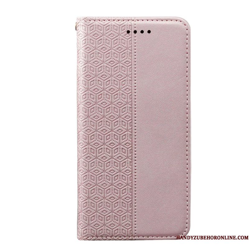 Folio-hoesje Xiaomi Redmi Note 14s Telefoonhoesje Geruit Patroon Met Bandje