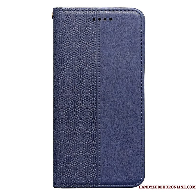 Folio-hoesje Xiaomi Redmi Note 14s Telefoonhoesje Geruit Patroon Met Bandje