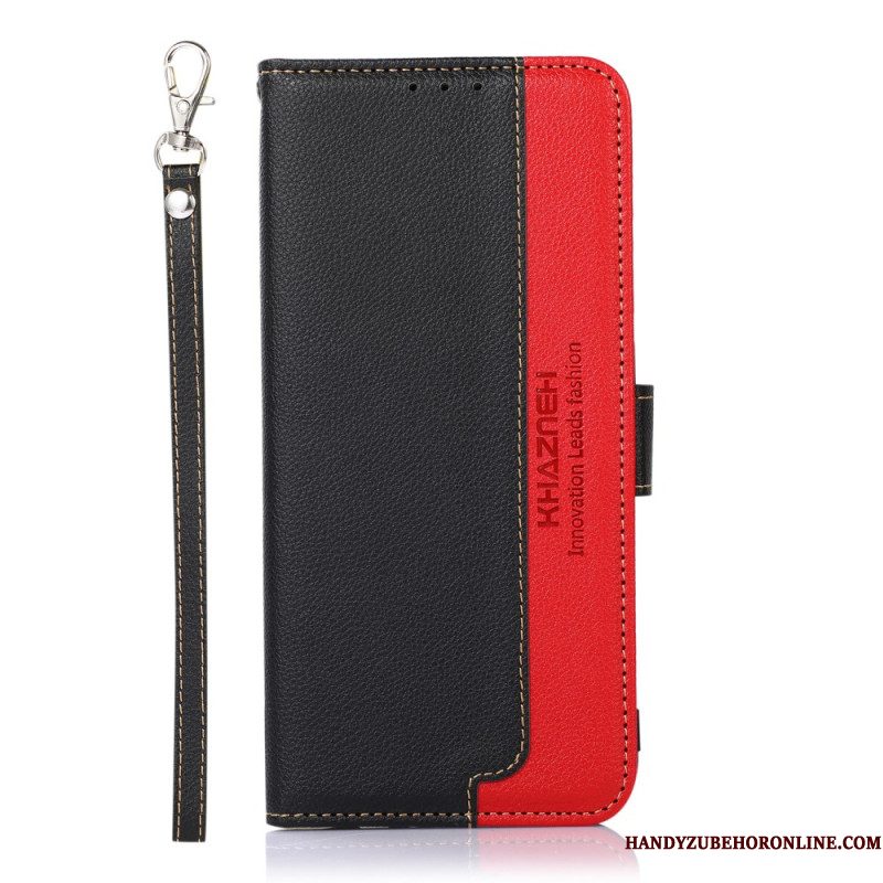 Folio-hoesje Xiaomi Redmi Note 14s Telefoonhoesje Tweekleurig Khazneh
