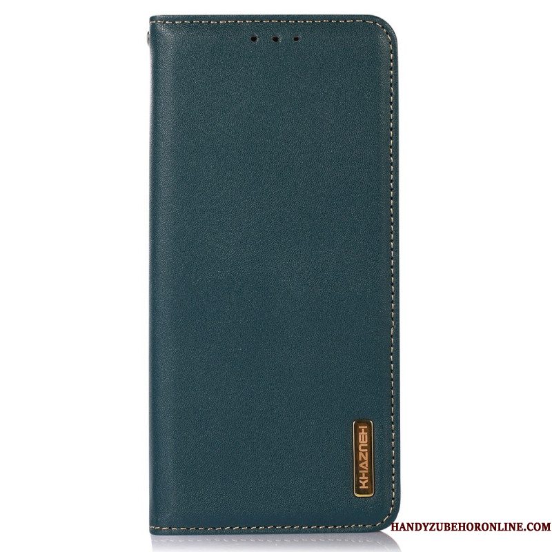 Folio-hoesje Xiaomi Redmi Note 15 5g Echt Khazneh-leer