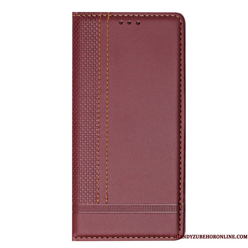 Folio-hoesje Xiaomi Redmi Note 15 5g Rasterpatroon Bescherming Hoesje