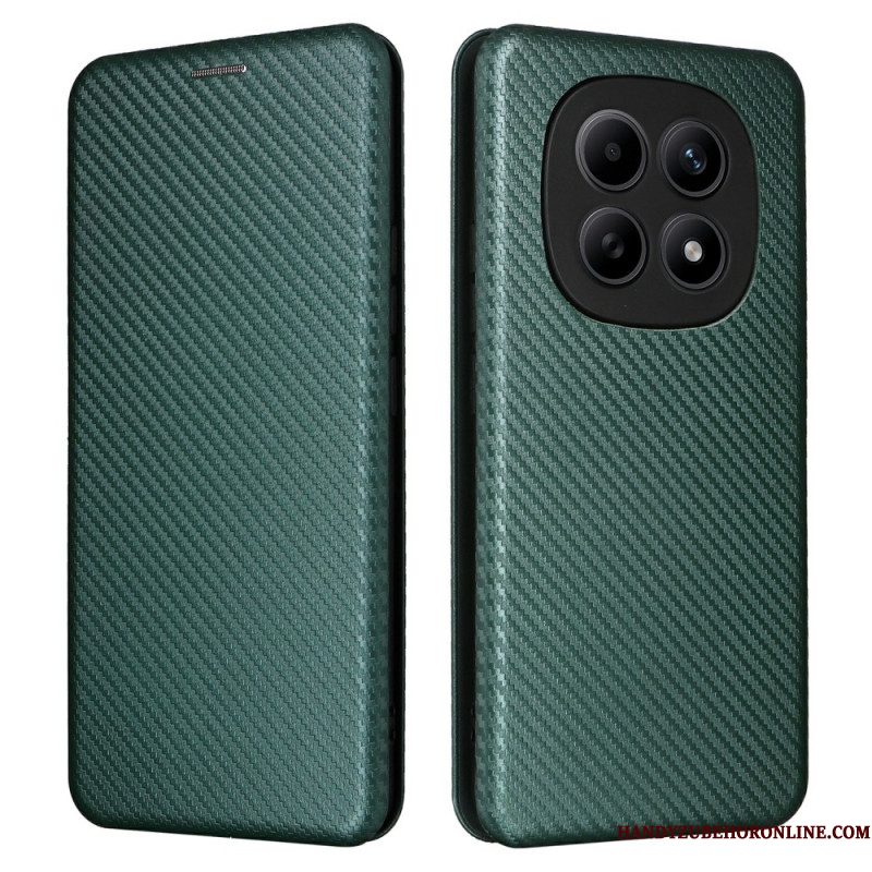 Folio-hoesje Xiaomi Redmi Note 15 5g Schokbestendige Koolstofvezeltextuur Bescherming Hoesje