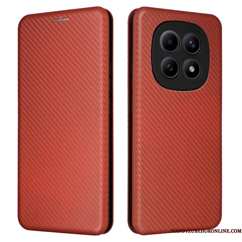 Folio-hoesje Xiaomi Redmi Note 15 5g Schokbestendige Koolstofvezeltextuur Bescherming Hoesje