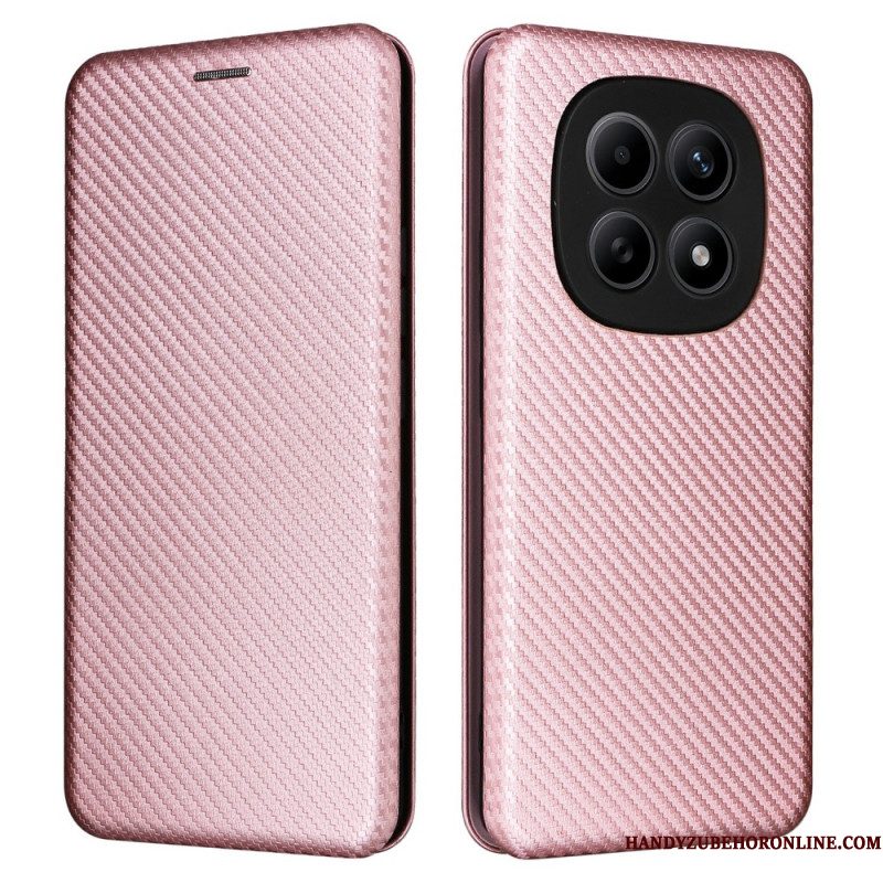Folio-hoesje Xiaomi Redmi Note 15 5g Schokbestendige Koolstofvezeltextuur Bescherming Hoesje
