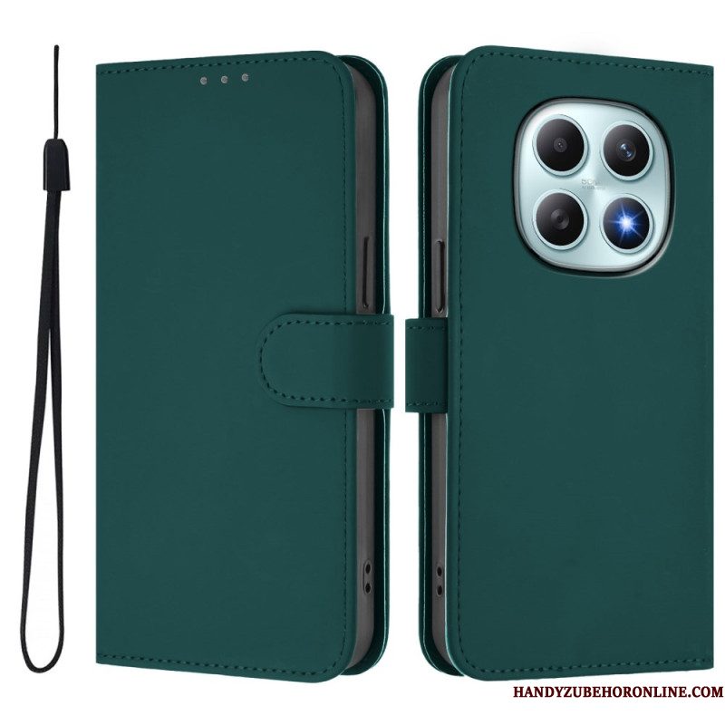 Folio-hoesje Xiaomi Redmi Note 15 5g Telefoonhoesje Effen