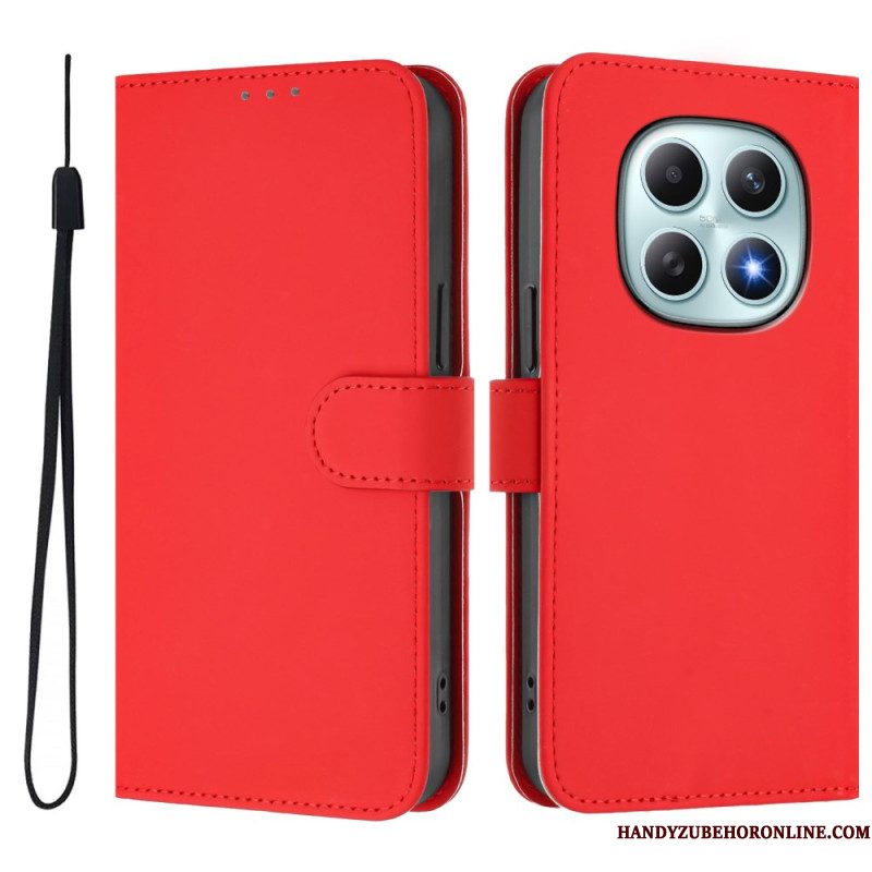 Folio-hoesje Xiaomi Redmi Note 15 5g Telefoonhoesje Effen