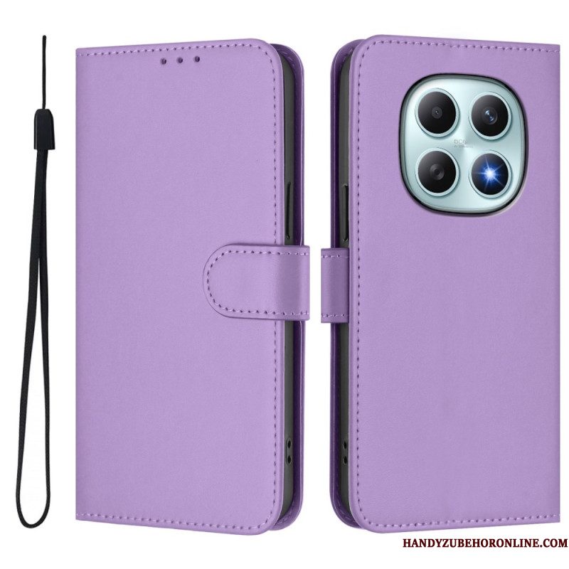 Folio-hoesje Xiaomi Redmi Note 15 5g Telefoonhoesje Effen