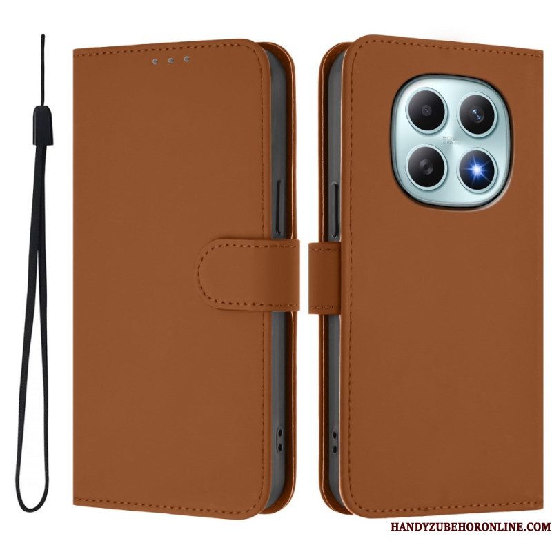 Folio-hoesje Xiaomi Redmi Note 15 5g Telefoonhoesje Effen