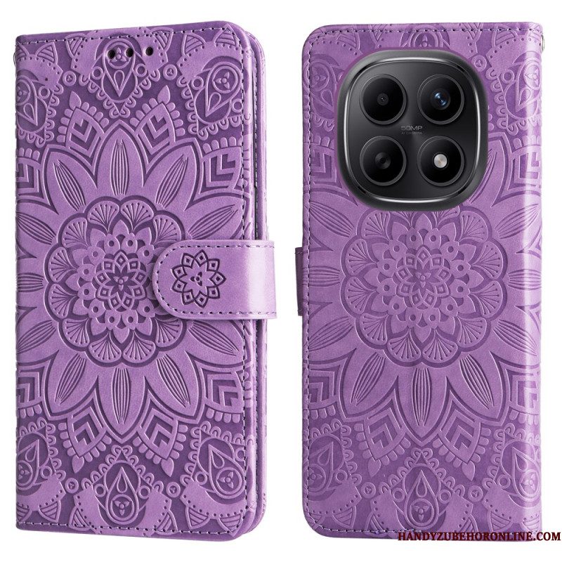 Folio-hoesje Xiaomi Redmi Note 15 5g Telefoonhoesje Mandala-patroon