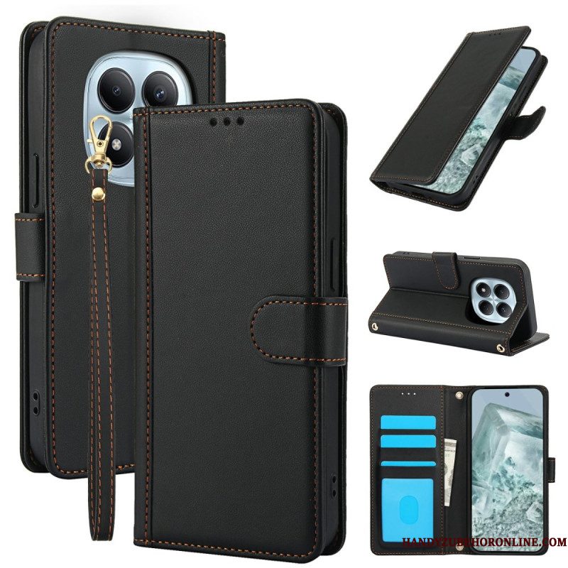 Folio-hoesje Xiaomi Redmi Note 15 5g Telefoonhoesje Standaard En Polsbandje