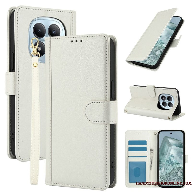 Folio-hoesje Xiaomi Redmi Note 15 5g Telefoonhoesje Standaard En Polsbandje
