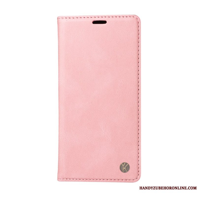 Folio-hoesje Xiaomi Redmi Note 15 5g Telefoonhoesje Yikatu Suède-effect
