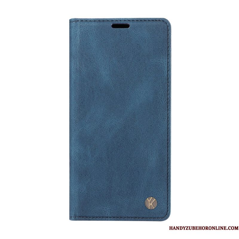 Folio-hoesje Xiaomi Redmi Note 15 5g Telefoonhoesje Yikatu Suède-effect