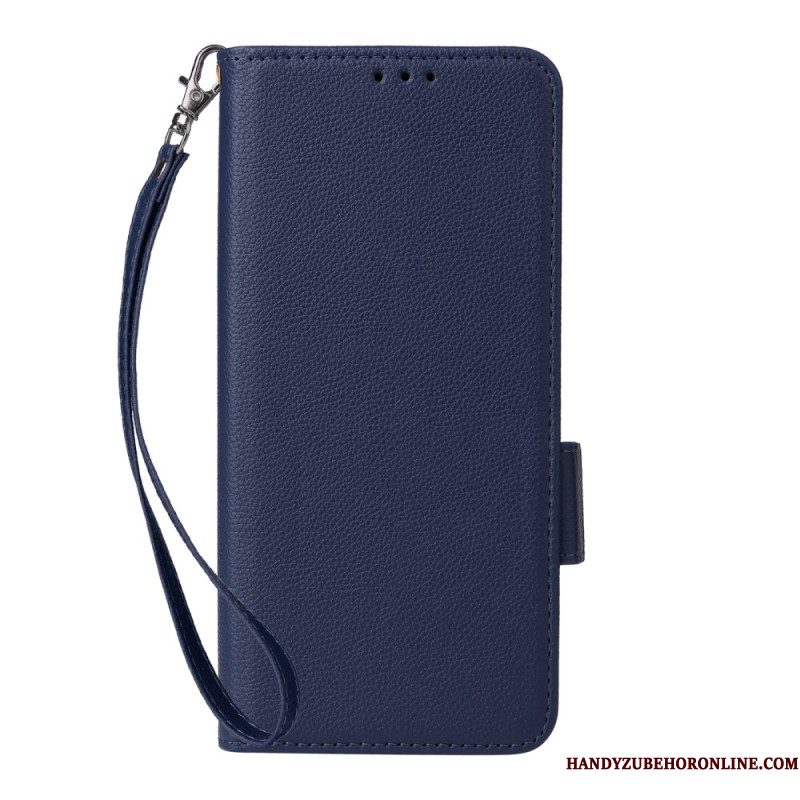 Folio-hoesje Xiaomi Redmi Note 15 Pro 5g Telefoonhoesje Kunstleer Met Bandje