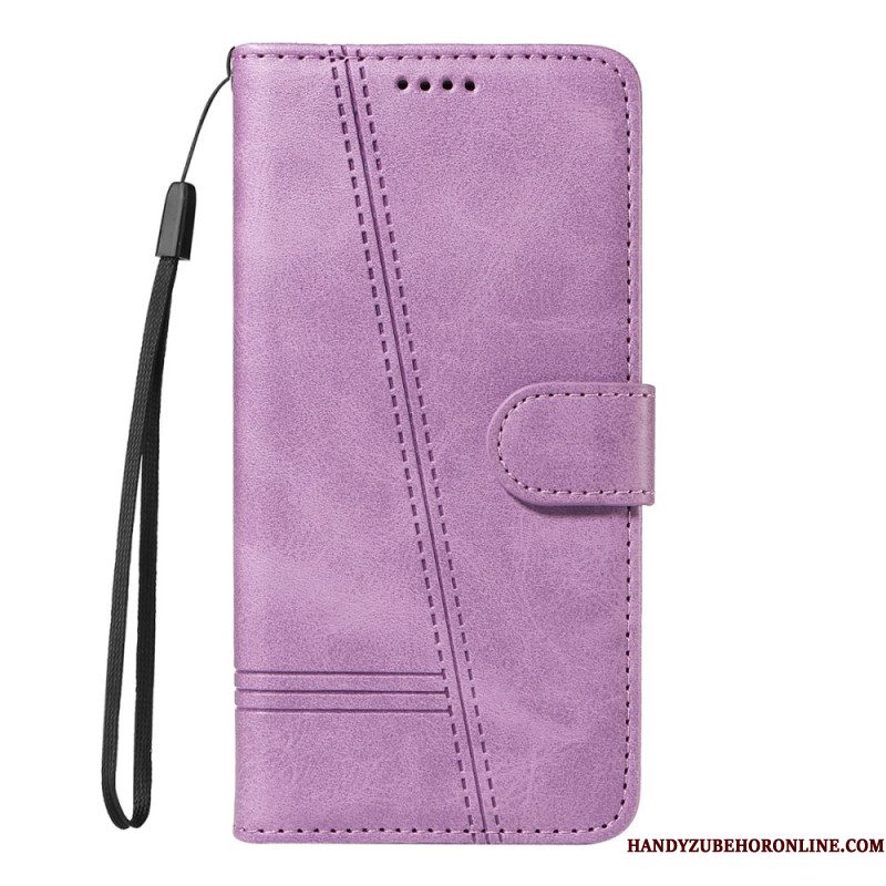 Folio-hoesje Xiaomi Redmi Note 15 Pro 5g Telefoonhoesje T-lijnen