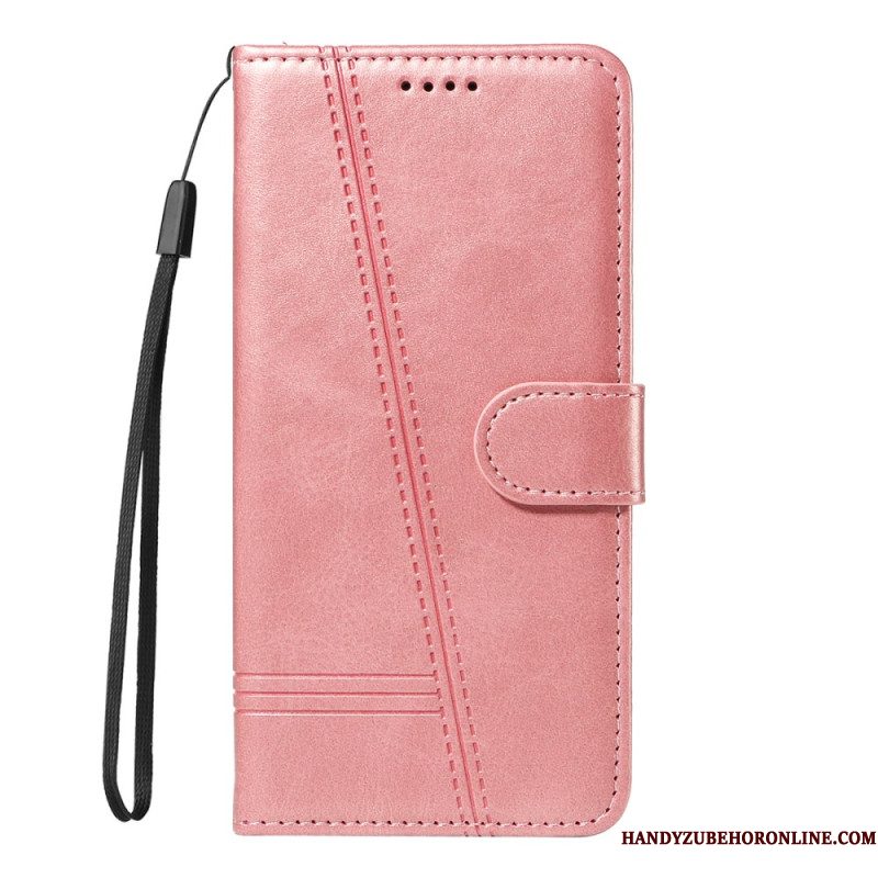 Folio-hoesje Xiaomi Redmi Note 15 Pro 5g Telefoonhoesje T-lijnen