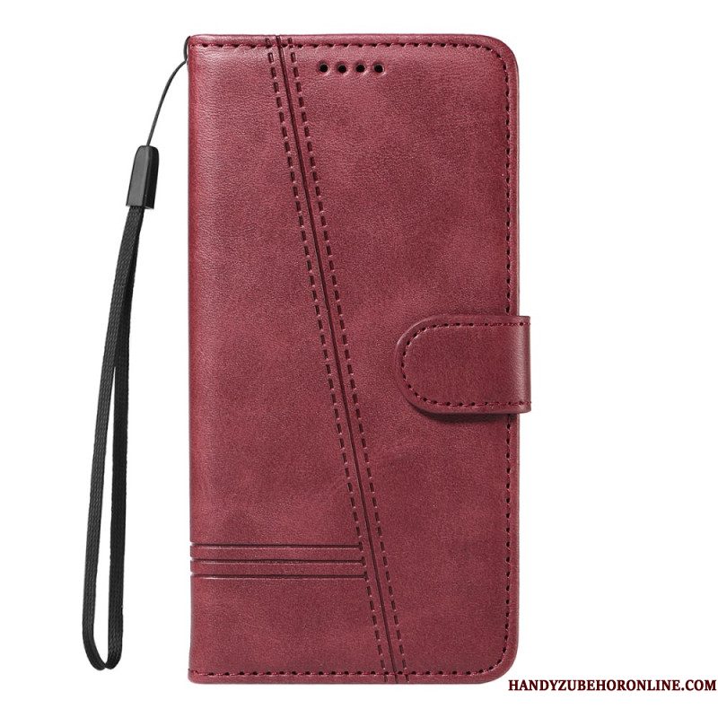Folio-hoesje Xiaomi Redmi Note 15 Pro 5g Telefoonhoesje T-lijnen