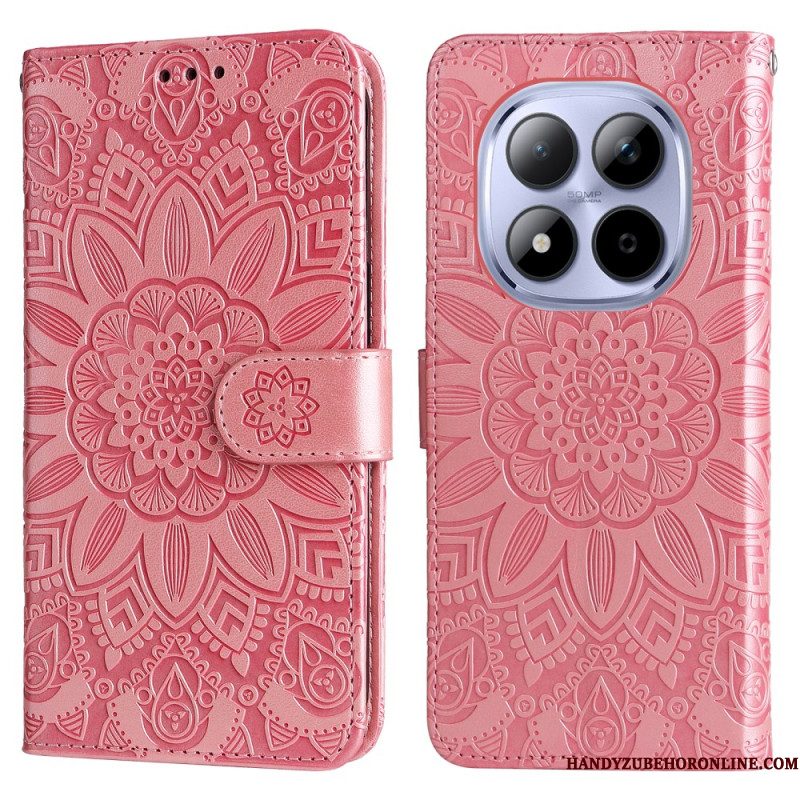 Folio-hoesje Xiaomi Redmi Note 15 Pro 5g Telefoonhoesje Zonnebloempatroon