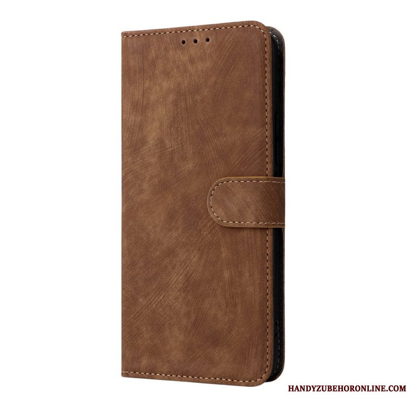Folio-hoesje Xiaomi Redmi Note 15 Pro Plus 5g Suède-effect Met Bandje