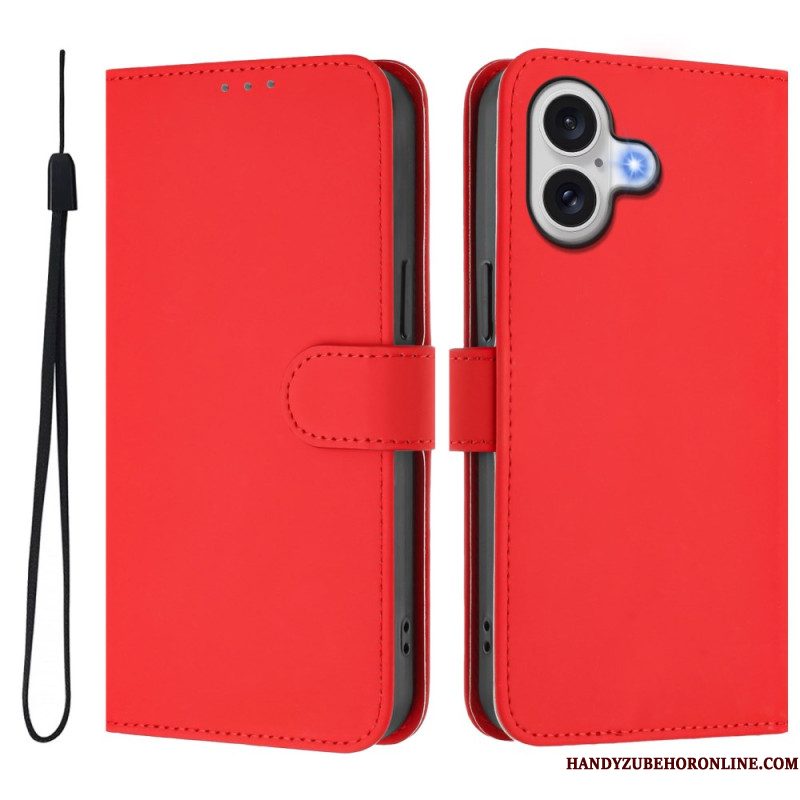 Folio-hoesje iPhone 17 Monochroom