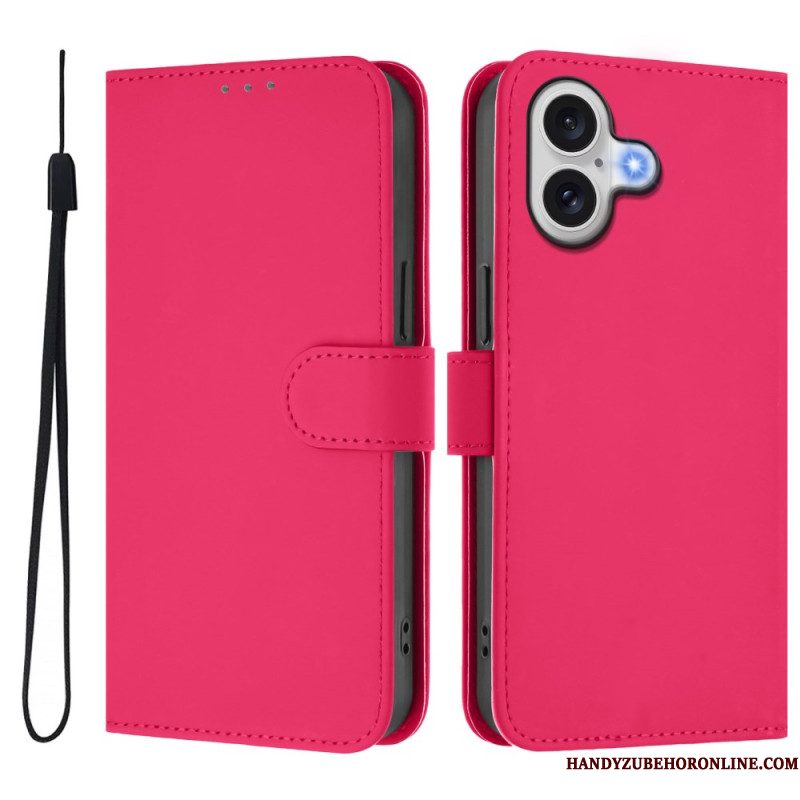Folio-hoesje iPhone 17 Monochroom