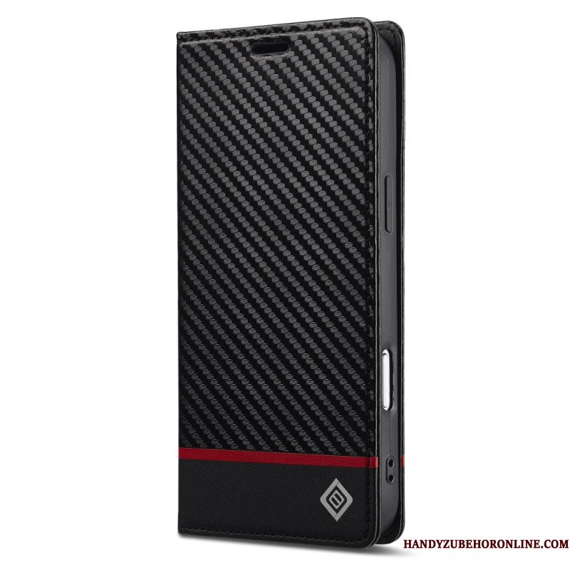 Folio-hoesje iPhone 17 Pro Lc.imeeke Koolstofvezel