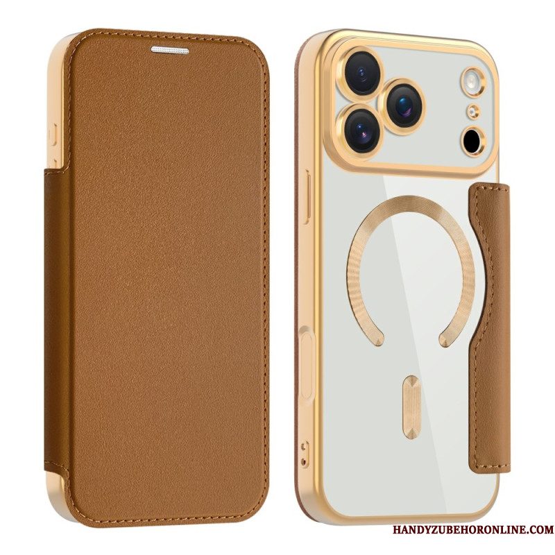 Folio-hoesje iPhone 17 Pro Magsafe-compatibel Met Rfid-blokkering