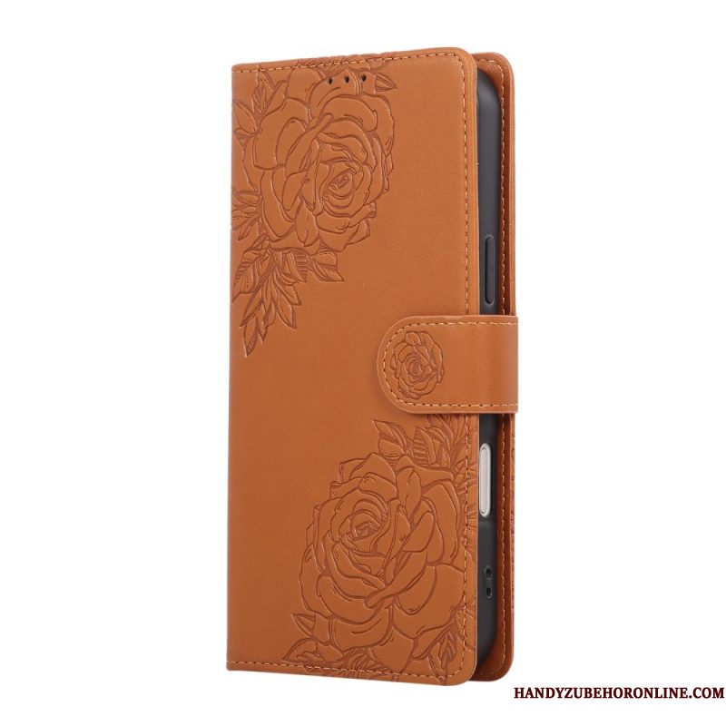 Folio-hoesje iPhone 17 Pro Max Bloemenprint