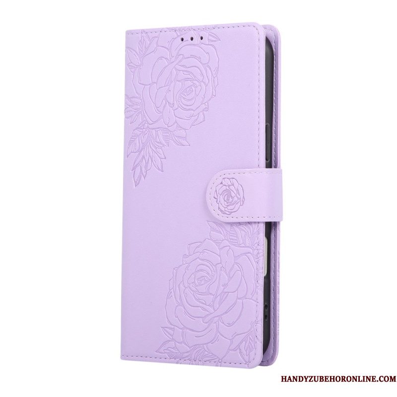 Folio-hoesje iPhone 17 Pro Max Bloemenprint