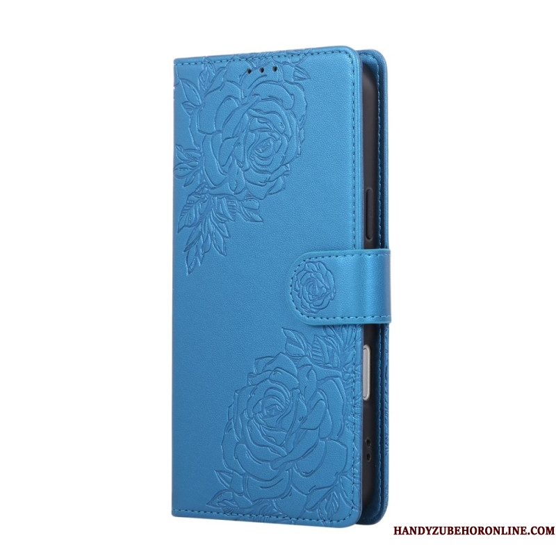 Folio-hoesje iPhone 17 Pro Max Bloemenprint