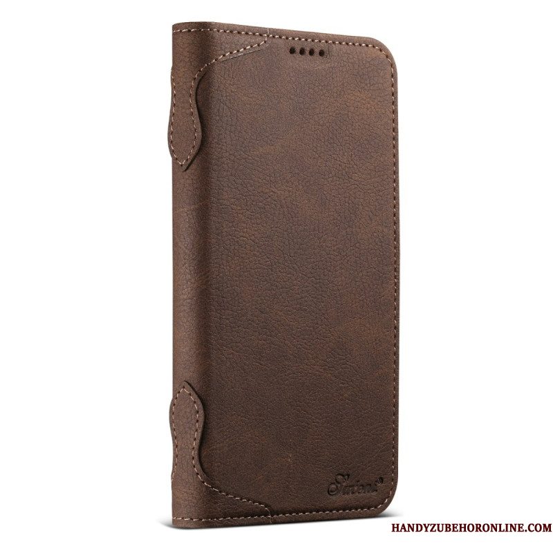 Folio-hoesje iPhone 17 Pro Max Magsafe Premium Vintage-compatibel Bescherming Hoesje