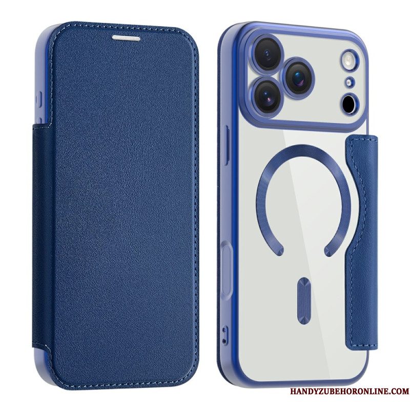 Folio-hoesje iPhone 17 Pro Max Magsafe-compatibel Met Rfid-blokkering Bescherming Hoesje