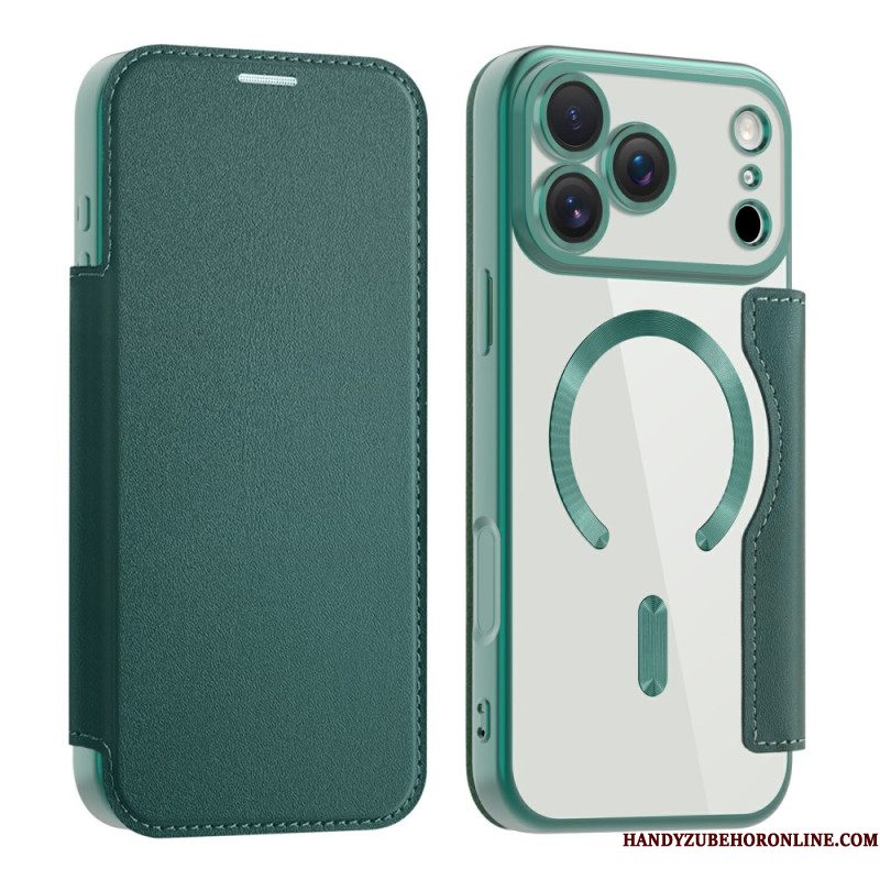 Folio-hoesje iPhone 17 Pro Max Magsafe-compatibel Met Rfid-blokkering Bescherming Hoesje