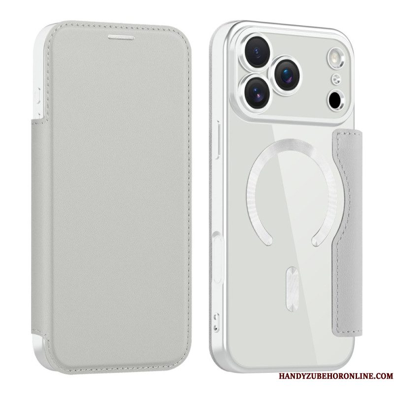 Folio-hoesje iPhone 17 Pro Max Magsafe-compatibel Met Rfid-kaarthouder